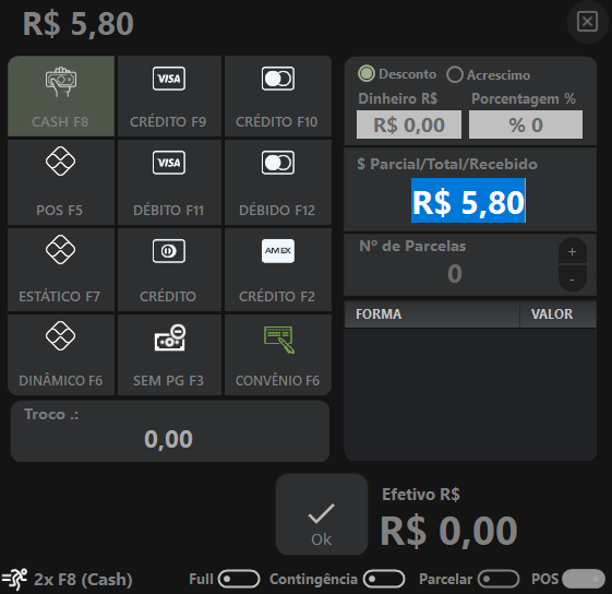 Recebimento de Pagamentos